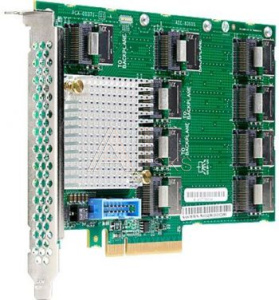 1051813 Контроллер HPE 874576-B21 ML350 Gen10 12Gb SAS Expander Card Kit with Cables