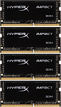 1000401667 Память оперативная Kingston 64GB 2400MHz DDR4 CL14 SODIMM (Kit of 4) HyperX Impact