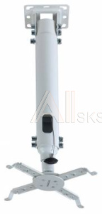 377496 Кронштейн для проектора Kromax PROJECTOR-100 белый макс.20кг потолочный поворот и наклон