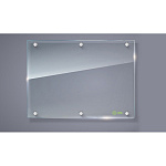 1904665 Доска стеклянная Cactus CS-GBD-90x120-TR стеклянная прозрачный 90x120см стекло