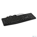 Exegate EX298364RUS Клавиатура ExeGate Smart K120 (USB, полноразмерная, влагозащищенная, 104кл., Enter большой, длина кабеля 1,6м, черная, RTL)