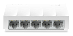 Коммутатор TP-Link LS1005, 5-портовый 10/100 Мбит/с неуправляемый , 5 портов RJ45 10/100 Мбит/с, пластиковый корпус