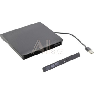 1719596 Кабель ORIENT UHD12A2, USB 2.0 контейнер для птического привода ноутбука 12.7 мм, установка ODD без отвертки, встроенный USB , питание от USB, черный (
