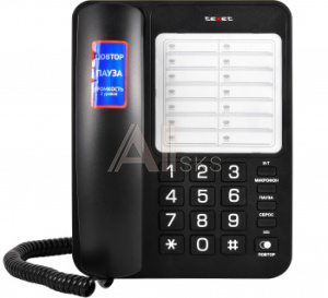 2004124 Телефон проводной Texet TX-234 черный