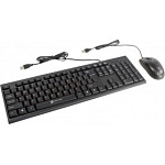 1668252 Клавиатура + мышь Oklick 630M черный USB [1091260]