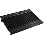 11027660 Подставка для охлаждения ноутбука DEEPCOOL N8 BLACK (8шт/кор, до 17", вентилятор 2x140мм, алюминий, черный, 2USB) Retail box