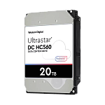 WUH722020BLE6L4 Жесткий диск WD Western Digital Ultrastar DC HС560 HDD 3.5" SATA 20Tb, 7200rpm, 512MB buffer, 512e (0F38785), 1 year