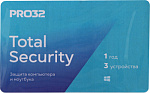 1849129 Программное Обеспечение PRO32 Total Security на 1 год на 3 устройства (PRO32-PTS-NS(3CARD)-1-3)
