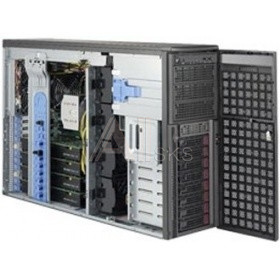 1597467 Supermicro SYS-7049GP-TRT Tower, 2xLGA3647, iC621, 16xDDR4, 8x3.5, 1xM.2 PCIE 22110, 6x PCIEx16, 2x10GbE, IPMI, 2x2200W, 4U Rackmountable with Optiona