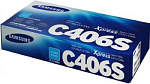 1022093 Картридж лазерный Samsung CLT-C406S ST986A голубой (1000стр.) для Samsung CLP-360/365/CLX-3300/3305