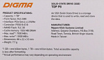 1783588 Накопитель SSD Digma PCIe 4.0 x4 1TB DGST4001TP83T Top P8 M.2 2280