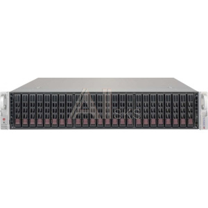1743775 Supermicro server chassis CSE-216BE2C-R920LPB, 2U, 24 x 2.5" hot-swap SAS/SATA drive bay, optional 2 x 2.5" hot-swap drive bay, 1U 920W RPSU