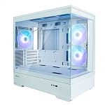 корпус ZALMAN P30 White, MATX, WHITE, WINDOW, 2x3.5", 3x2.5", 1xUSB TYPE-C, 1xUSB3.0, SIDE 2x120mm ARGB, REAR 1x120mm ARGB (после тестирования)