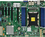 1028217 Материнская плата SUPERMICRO MBD-X11SPI-TF-O Soc-3647 iC622 ATX 8xDDR4 10xSATA3 SATA RAID iX722/X557 2х10GgbEth Ret