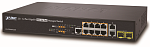 1000467366 коммутатор/ PLANET IPv4/IPv6 L2+/L4 Managed 8-Port 802.3at High Power PoE Gigabit Ethernet Switch + 2-Port 100/1000SFP + 2-Port 10/100/1000T RJ45