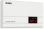 1000403992 Стабилизатор SVEN SLIM-500 LCD, релейный, 400вт, 500Ва, 140-260в, функция «пауза», 1 евророзетка, 2.35 кг/ Stabilizer SVEN SLIM-500 LCD, Relay, 400W,