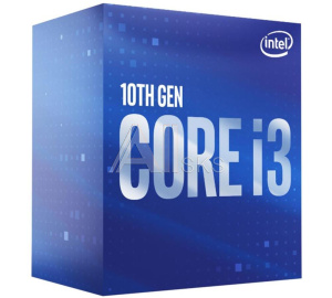 1322901 Центральный процессор INTEL Core i3 i3-10105 Comet Lake 3700 МГц Cores 4 6Мб Socket LGA1200 65 Вт GPU UHD 630 BOX BX8070110105SRH3P