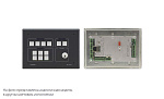 92531 Контроллер Kramer Electronics RC-74DL(W) универсальный с панелью и 12 кнопками, цифровым регулятором громкости