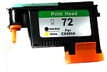 npr_D7041 Печатающая головка NVP 72 (NV-C9384A-RE) Matte Black and Yellow для HP Designjet T610/T770/T790 (восстановленная, совместимая)