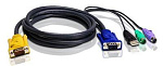 1285740 Кабель SPHD-VGA PS2 USB 3M 2L-5303UP ATEN 1285740 Кабель SPHD-VGA PS2 USB 3M 2L-5303UP ATEN