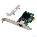 ORIENT XWT-BM21PE, Сетевая карта PCI-Ex1 v1.0а 1xRJ45 1GbE NIC, Broadcom BCM5721 chipset, 1 Гбит/с, 2 планки крепления