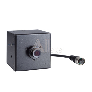 Встраиваемая IP-камера HD с питанием по PoE, фокусное расстояние 6.0 мм, разъем M12, EN 50155, с конформным покрытием