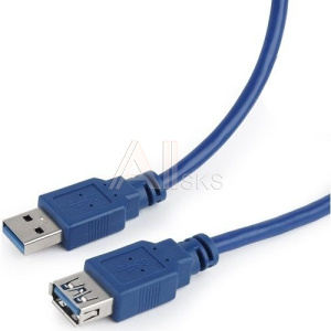 1960914 Filum Кабель удлинитель USB 3.0, 1.8 м., синий, разъемы: USB A male-USB A female, пакет. [FL-C-U3-AM-AF-1.8M] (894175)