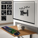 ExeGate EWM1-3420-01 (кронштейн для одного монитора 13"-34", VESA 75x75, 100x100, макс. нагрузка 20 кг