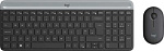 1217125 Клавиатура + мышь Logitech MK470 GRAPHITE клав:черный/серый мышь:черный USB беспроводная slim
