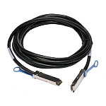FiberTrade Кабель прямого подключения FT-QSFP+CabP-AWG26-3 (40G, 26AWG, QSFP+, 3м)