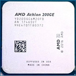 1621977 CPU AMD Athlon 200GE OEM (YD200GC6M2OFB) {3.2 GHz/2core/1+4Mb/SVGA RADEON Vega 3/35W/Socket AM4}