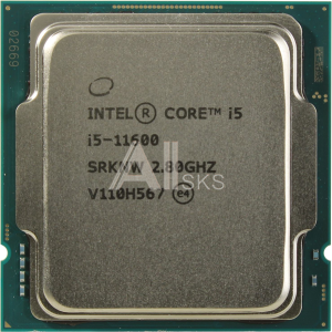 SRKNW CPU Intel Core i5-11600 (2.8GHz/12MB/6 cores) LGA1200 OEM, UHD Graphics 750 350MHz, TDP 65W, max 128Gb DDR4-3200, CM8070804491513SRKNW, 1 year