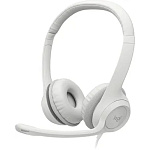 11071996 Logitech Stereo Headset H390 White 1.9м 981-001288