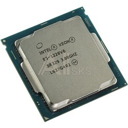 1459936 CPU Intel Xeon E3-1220v6 Kaby Lake OEM {3.0ГГц, 8Мб, Socket1151}