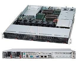 355007 Корпус SUPERMICRO CSE-815TQC-R706WB 1U 2x750W черный