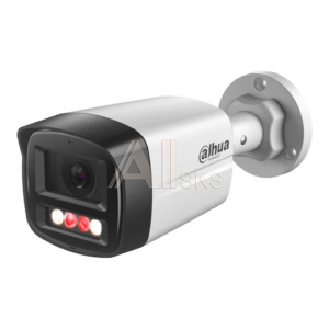 1000727861 Уличная цилиндрическая IP-видеокамера с ИК-подсветкой до 30м и LED-подсветкой до 20м; 2Мп; 1/2.8" CMOS; объектив 3.6мм; чувствительность