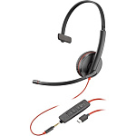 11018146 Plantronics 209750-201 Проводная гарнитура BlackWire C3215 USB-C 11018146 Plantronics 209750-201 Проводная гарнитура BlackWire C3215 USB-C