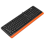1868146 Клавиатура A4Tech Fstyler FKS10 черный/оранжевый USB [1530190]