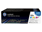 CF373AM Cartridge HP 125A для CLJ CP1215/1312/1515, тройная упаковка (CC541A+CC542A+CC543A)