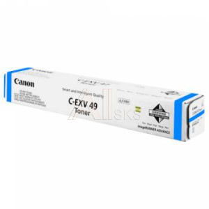 330328 Тонер Canon C-EXV49C 8525B002 голубой туба для копира iR-ADV C33xx