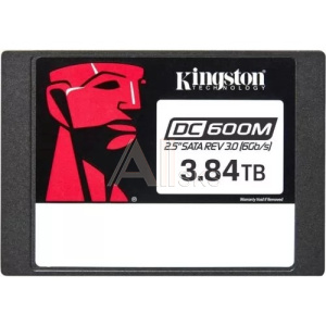 1999301 Накопитель KINGSTON Твердотельный накопитель/ SSD DC600M, 3840GB, 2.5" 7mm, SATA3, 3D TLC, R/W 560/530MB/s, IOPs 94 000/59 000, TBW 7008, DWPD 1 (5 лет) (SEDC600