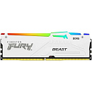 11027391 Kingston 16GB 6000MT/s DDR5 CL40 DIMM FURY Beast White RGB XMP KF560C40BWA-16