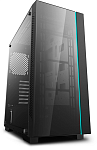 Блок питания DEEPCOOL MATREXX 55 V3 без БП, боковое окно (закаленное стекло), LED strip спереди, черный, ATX