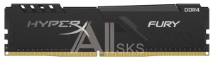 HX434C17FB4/16 Kingston 16GB 3466MHz DDR4 CL16 DIMM HyperX FURY Black 1R 16Gbit