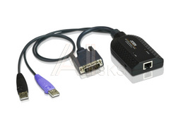 Кабель адаптер ATEN USB DVI Virtual Media KVM Adapter with Smart Card Support Кабель адаптер ATEN USB DVI Virtual Media KVM Adapter with Smart Card Support