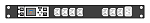 Устройство распределения электропитания Exagate PWG2-9116-307-91-SIPH POWERGuard2 PDU, 16A Single Phase 1U, 8 x IEC Sockets (7 x C13 - 1 x C19), Inlet