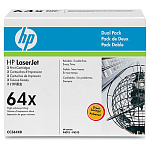 CC364XD СНЯТ !! Cartridge HP 64X для LJ 4015/4515, двойная упаковка, черный (2*24 000 стр)