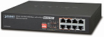 1000467384 коммутатор/ PLANET 10" 8-Port 10/100/1000 Gigabit Ethernet Switch with 4-Port 802.3at PoE+ Injector (60W PoE Budget, 200m Extend mode and fanless)