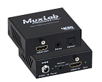 107998 Аудио деэмбеддер [500436] MuxLab 500436 HDMI, разрешение 4K/60
