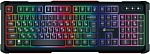 Клавиатура Оклик 717G BLACK DEATH черный/оранжевый USB Multimedia for gamer LED (476395)